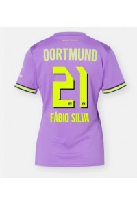 Borussia Dortmund Fabio Silva #21 Fotballdrakt Tredje Klær Dame 2026-27 Korte ermer